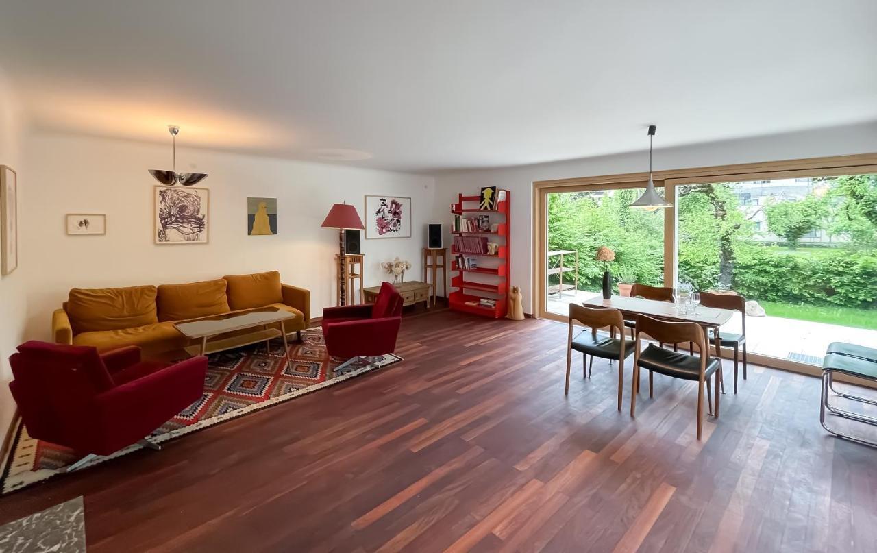 Schone Wohnung Mit Grossem Garten In Zentraler Lage フェルトキルヒ エクステリア 写真